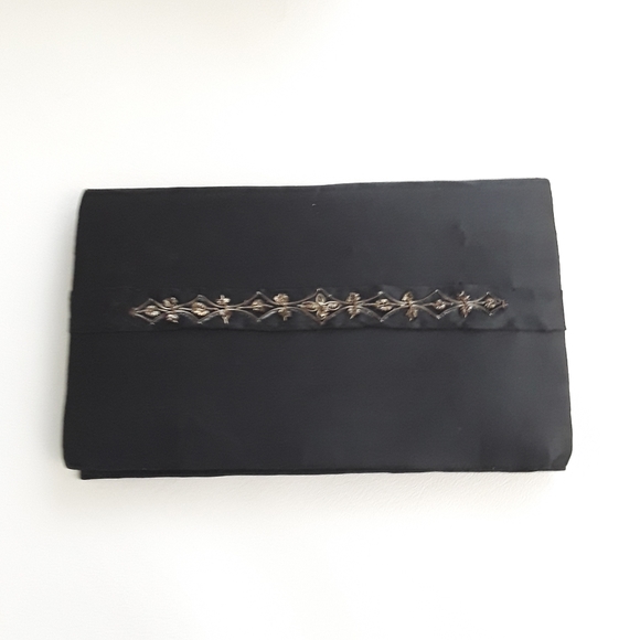 Vintage Clutch Black Antique Silver - Picture 2 of 8